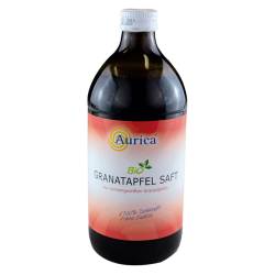 GRANATAPFEL 100% Direktsaft Bio 500 ml Saft von Aurica Naturheilmittel