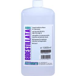 Aqua Bidestilata - Doppelt destilliertes Wasser 1000 ml Flüssigkeit von Auxynhairol-Vertrieb Sylvia Janeikis e.K.