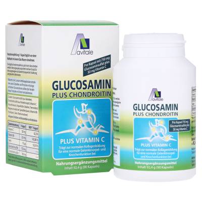 "Avitale Glucosamin 750 mg + Chondroitin 100 mg 90 Stück" von "Avitale GmbH"