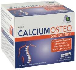 Calcium Osteo 600 Direkt Pulver 120 Sticks von Avitale GmbH
