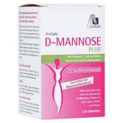 "D-MANNOSE PLUS 2000 mg Tabl.m.Vit.u.Mineralstof. 120 Stück" von "Avitale GmbH"