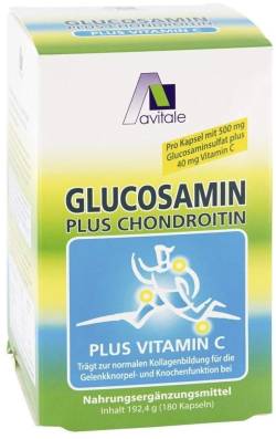 Glucosamin 500 mg + Chondroitin 400 mg 180 Kapseln von Avitale GmbH