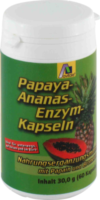 PAPAYA ANANAS Enzym Kapseln 30 g von Avitale GmbH