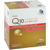 Coenzym Q10 100 Mg Kapseln+Vitamine+Mineralstoffe von Avitale