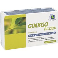 Ginkgo 100 mg Kapseln+b1+c+e von Avitale
