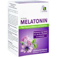 Melatonin+Passionsblume+Baldrian Kapseln von Avitale