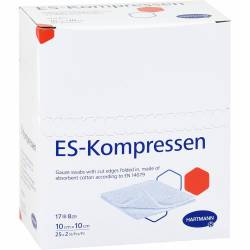 ES-KOMPRESSEN steril 10x10 cm 8fach 25 X 2 St Kompressen von Avitamed GmbH