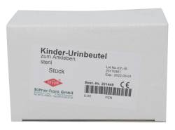 KLEBE-URINBEUTEL f�r Kinder steril 100 St von B�ttner-Frank GmbH