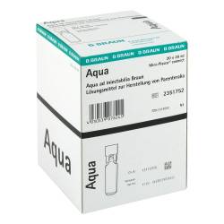 "AQUA AD injectabilia Miniplasco connect Inj.-Lsg. 20x20 Milliliter" von "B. Braun Melsungen AG"
