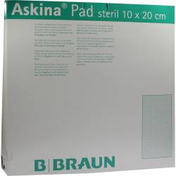 ASKINA Pad Wundauflage 10x20 cm nicht haftend 100 St ohne von B. Braun Melsungen AG