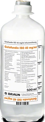 GELAFUNDIN ISO 40 mg/ml Ecoflac plus Infusionslsg. von B. Braun Melsungen AG