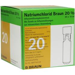 NATRIUMCHLORID 20% MPC Elektrolytkonzentrat von B. Braun Melsungen AG