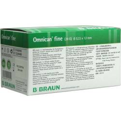 OMNICAN FINE PEN KANUELE 0,33X12MM 100 St Kanüle von B. Braun Melsungen AG