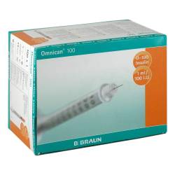 "OMNICAN Insulinspr.1 ml U100 m.Kan.0,30x12 mm ein. 100x1 Stück" von "B. Braun Melsungen AG"