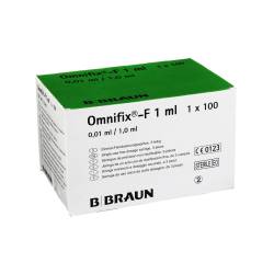 "OMNIFIX F Duo Spr.1 ml 25 G 0,5x16 mm latexfrei 100x1 Milliliter" von "B. Braun Melsungen AG"