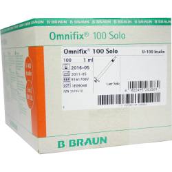 OMNIFIX Insulinspr.1 ml f.U100 100 St Spritzen von B. Braun Melsungen AG