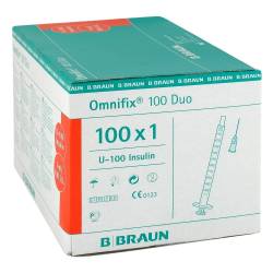"Omnifix Duo 100 Insulin Einmalspritzen 100x1 Milliliter" von "B. Braun Melsungen AG"