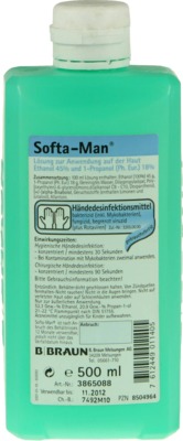 SOFTA MAN Händedesinfektion Spenderflasche von B. Braun Melsungen AG