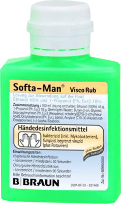 SOFTA MAN ViscoRub Händedesinfektionsmittel 100 ml von B. Braun Melsungen AG