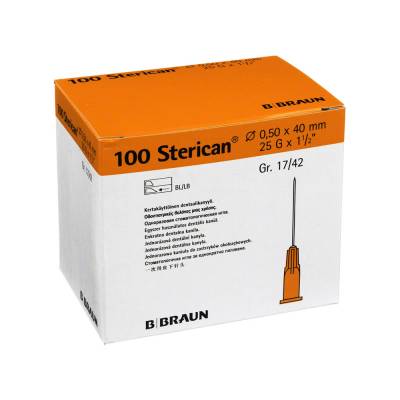 "STERICAN Dentalkan.Luer 0,5x40 mm 100 Stück" von "B. Braun Melsungen AG"