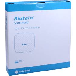 BIATAIN Schaumverband 10x10 cm sanft haftend 5 St Verband von B2B Medical GmbH