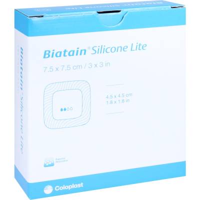 BIATAIN Silicone Lite Schaumverband 7,5x7,5 cm 10 St Verband von B2B Medical GmbH