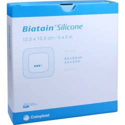 BIATAIN Silicone Schaumverband 12,5x12,5 cm 10 St Kompressen von B2B Medical GmbH