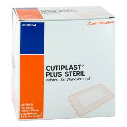"CUTIPLAST Plus steril 7,8x10 cm Verband 55 Stück" von "B2B Medical GmbH"
