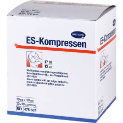 ES-KOMPRESSEN steril 10x10 cm Grosspackung 10 X 10 St Kompressen von B2B Medical GmbH