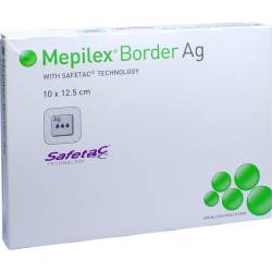 MEPILEX Border Ag Schaumverb.10x12,5 cm steril von B2B Medical GmbH