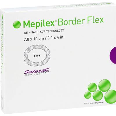 MEPILEX Border Flex Schaumverb.haftend 7,8x10 cm 5 St Verband von B2B Medical GmbH