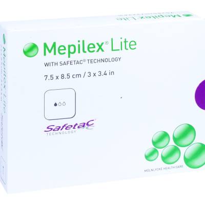 MEPILEX Lite Schaumverband 7,5x8,5 cm steril 5 St Verband von B2B Medical GmbH