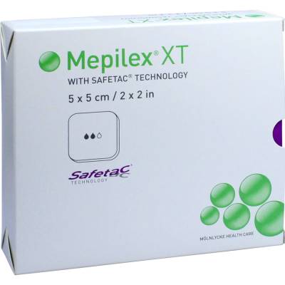 MEPILEX XT 5x5 cm Schaumverband 5 St Verband von B2B Medical GmbH
