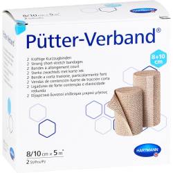 PÜTTER Verband 8/10 cmx5 m 2 St Binden von B2B Medical GmbH