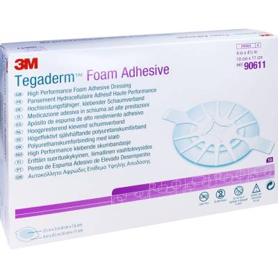 TEGADERM Foam Adhesive 10x11 cm oval 90611 10 St Verband von B2B Medical GmbH