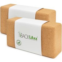 BACKLAxx® Yoga Block Kork Set von BACKLAxx®