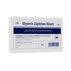 GLYCERIN Z�PFCHEN R�sch 1 g gegen Verstopfung 100 St von BANO Healthcare GmbH