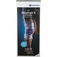 Bauerfeind® GenuTrain® S Knieführungsbandage Gr. 2 Links titan von BAUERFEIND