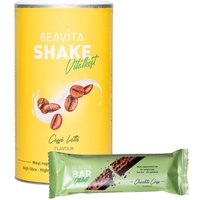 Beavita Probierpaket: Diät-Shake + Riegel, Caffè Latte von BEAVITA