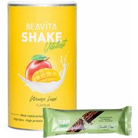 Beavita Probierpaket: Diät-Shake + Riegel, Mango Lassi von BEAVITA