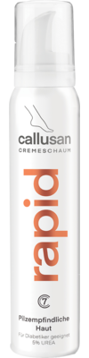 CALLUSAN Rapid 5% Urea Cremeschaum Dose 125 ml von BELSANA Medizinische Erzeugnisse