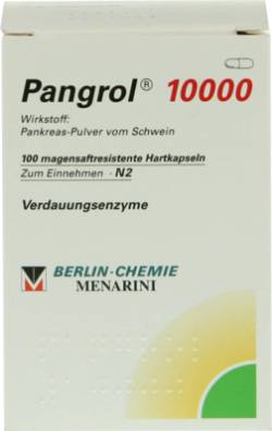 PANGROL 10.000 Hartkps.m.magensaftr.�berz.Pell. 100 St von BERLIN-CHEMIE AG