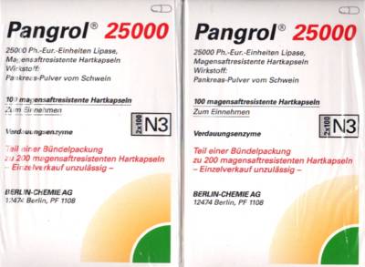 PANGROL 25.000 Hartkps.m.magensaftr.�berz.Pell. 200 St von BERLIN-CHEMIE AG