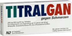 TITRALGAN Tabletten gegen Schmerzen 20 St von BERLIN-CHEMIE AG