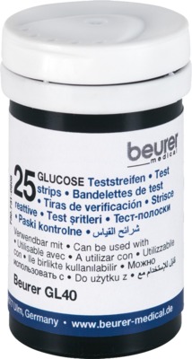 BEURER GL40 Blutzuckerteststreifen von BEURER GmbH Gesundheit und Wohlbefinden