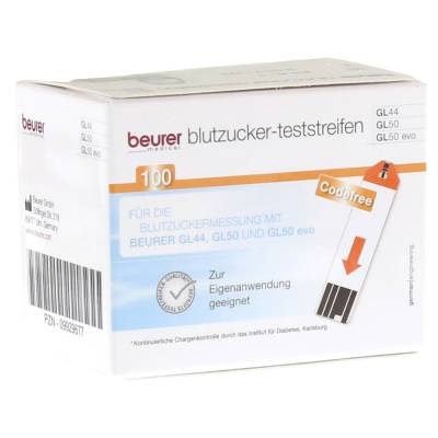 "Beurer Gl44/gl50 Blutzucker-Teststreifen 100 Stück" von "BEURER GmbH Gesundheit und Wohlbefinden"