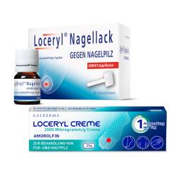 Loceryl Nagellack & Creme Set von diverse Firmen