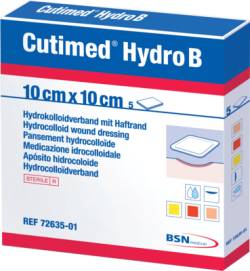 CUTIMED Hydro B Hydrok.Ver.10x10 cm m.Haftr. 5 St von BSN medical GmbH