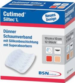 CUTIMED Siltec L Schaumverb.10x10 cm dü.san.haf. von BSN medical GmbH