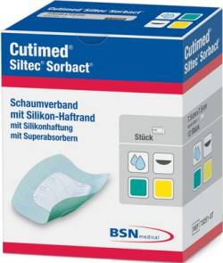 CUTIMED Siltec Sorbact Sacrum PU-Verb.17,5x17,5 cm von BSN medical GmbH